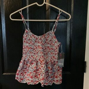 Floral Smocked Top